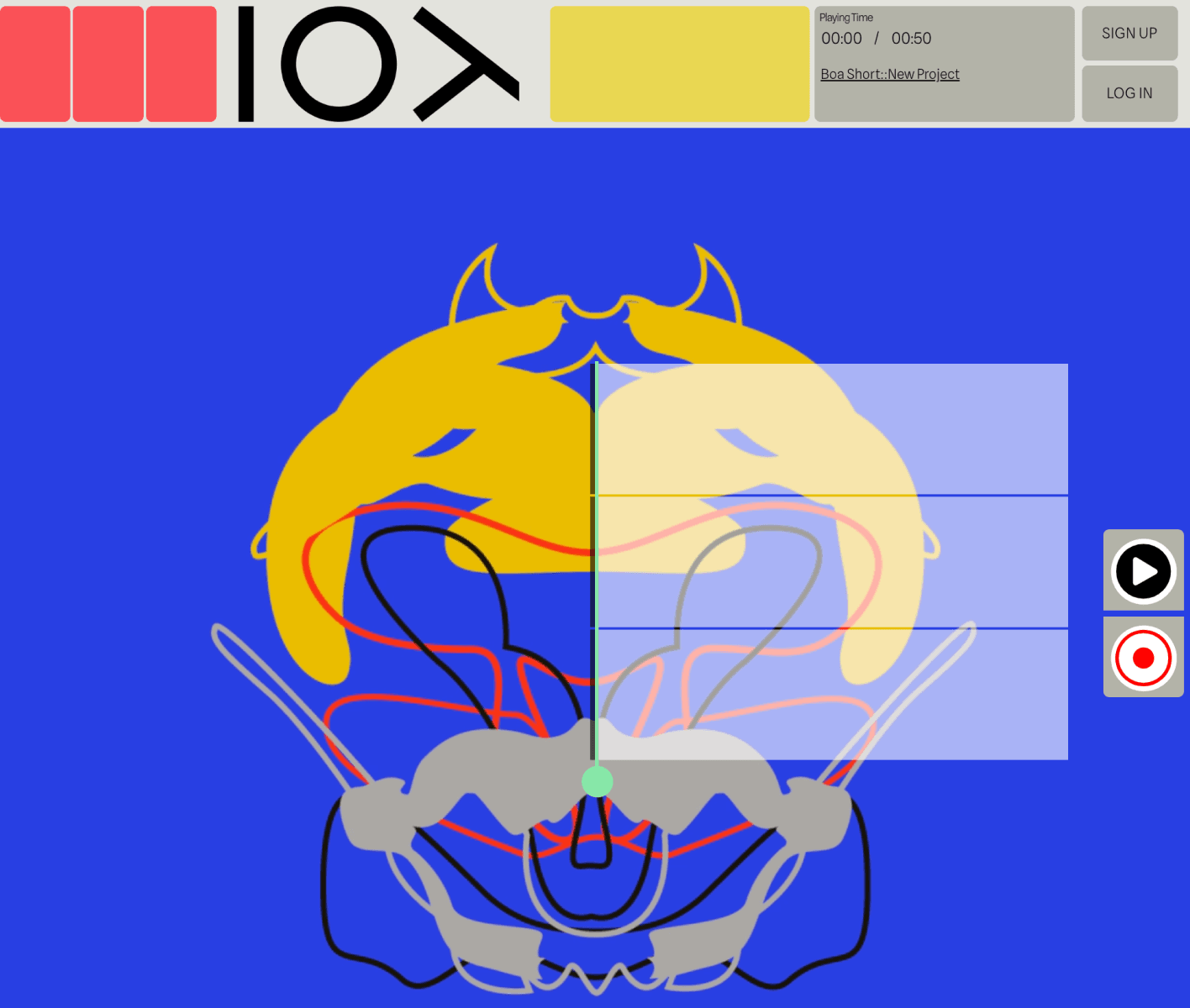 Screenshot der Isles-of-you Web-App