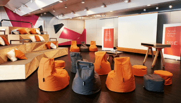 Ein Bild des Open-Spaces der Commerzbank